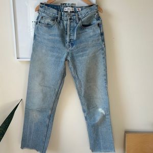 Re/DONE Stovepipe jeans (well worn)